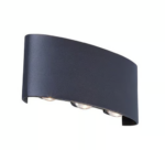 GLOW Up & Down LED Wall Light 6*1Watt Black