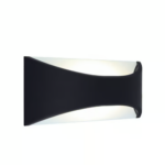 GLOW Up & Down LED Wall Light IP65 Cree 6Watt Black