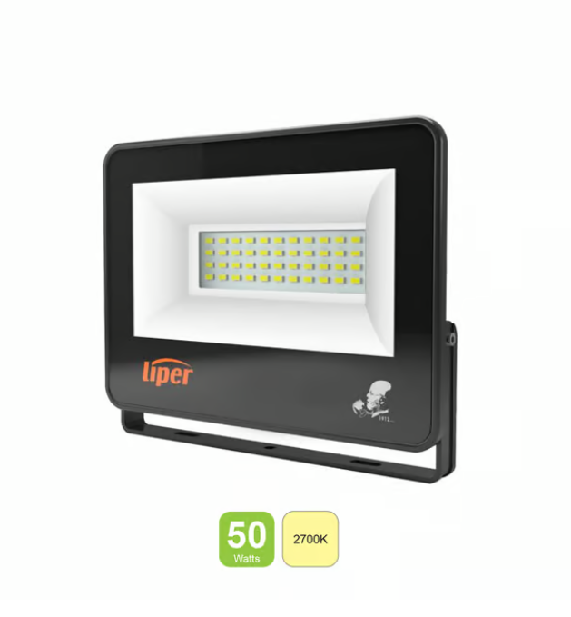 LIPER LED FLOOD LIGHT 50W Lighting color Warm 2700k