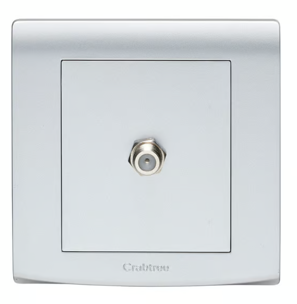 CRABTREE TV (Satellite) socket type "F" 1 gang