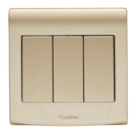 CRABTREE 10AX SP 3 qanq 2 way switch WR GOLD