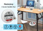 MASTERPLUG 4 Socket Satellite Reel 4m cutout protection - Image 2