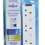 DAJCO Heavy-Duty 3-Way Multi-Socket Extension with Individual Switches
