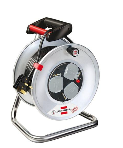 BRENNESTHUL Cable Reels 1.5 mm 3 Socket 50m Steel