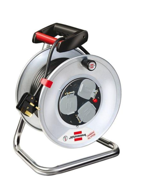 BRENNESTHUL Cable Reels 1.5 mm 3 Socket 50m Steel