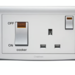 CRABTREE Cooker Control Unit with Neon SILVER