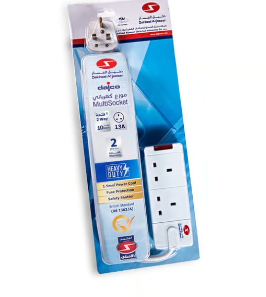 DAJCO Extension 10 Mtr 13A 2 Way W/Neon