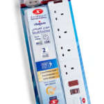 DAJCO Extension 10 Mtr 13A 4 Way W/Neon Switch