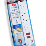 DAJCO Extension 7 Mtr 13A 4 Way W/Neon + Switch