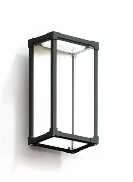 GLOW Outdoor Modern LED Wall Light 12Watt Black