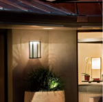 GLOW Outdoor Modern LED Wall Light 12Watt Black