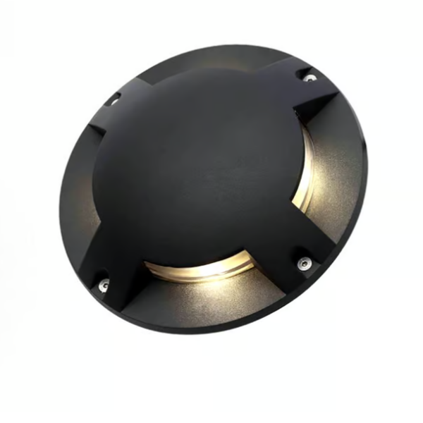GLOW Outdoor Ground LED Four-way Lighting 6Watt Black