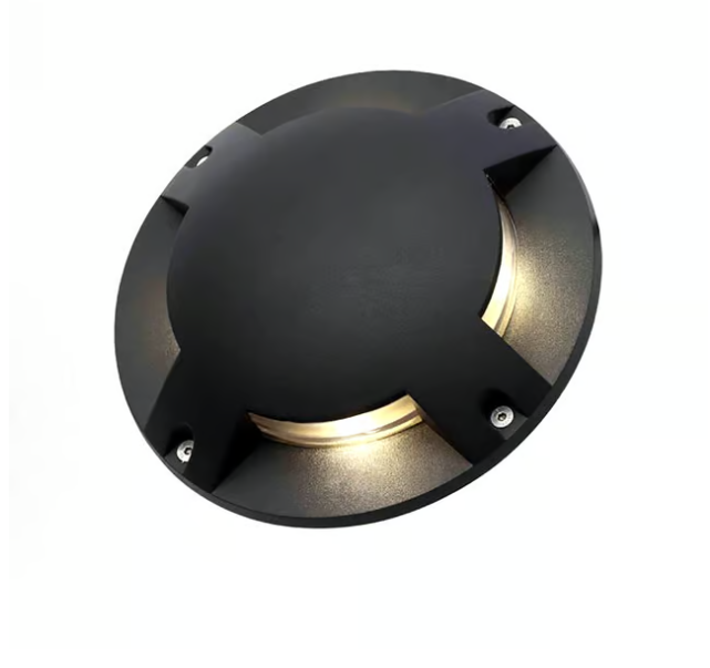 GLOW Outdoor Ground LED Four-way Lighting 6Watt Black