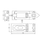 Latch S.M1208 - Image 2