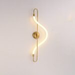 Wall Light 12W D300×H1100mm 3000K Copper