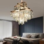 Pendant Light E14×12 Lamp Gold