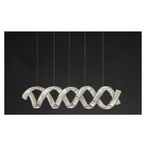 Pendant Lamp 136W Chrome