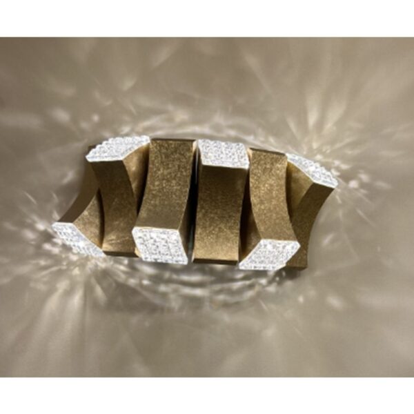 Wall Light 12W 3000K - Gold/Black