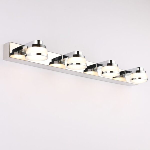 Bathroom Mirrors Lighting 4 Head 12W 62cm Silver
