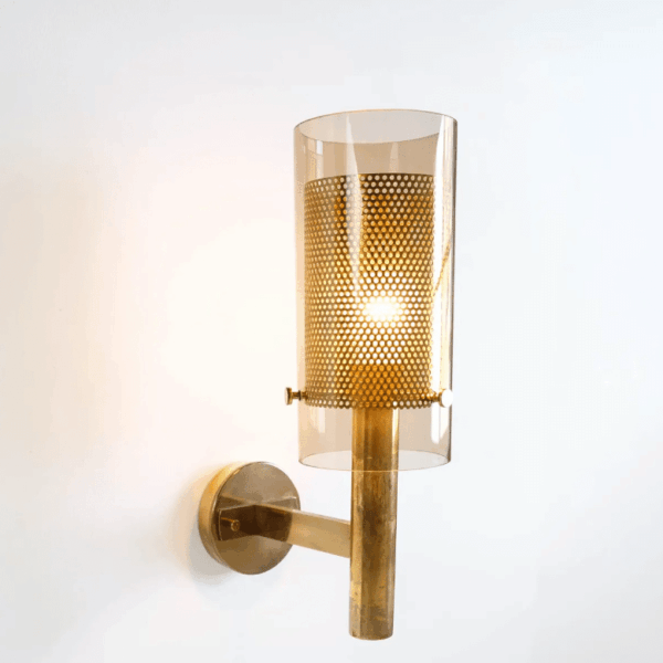 Glass Wall Light Post modern vintage Sconce lamp living room decoration