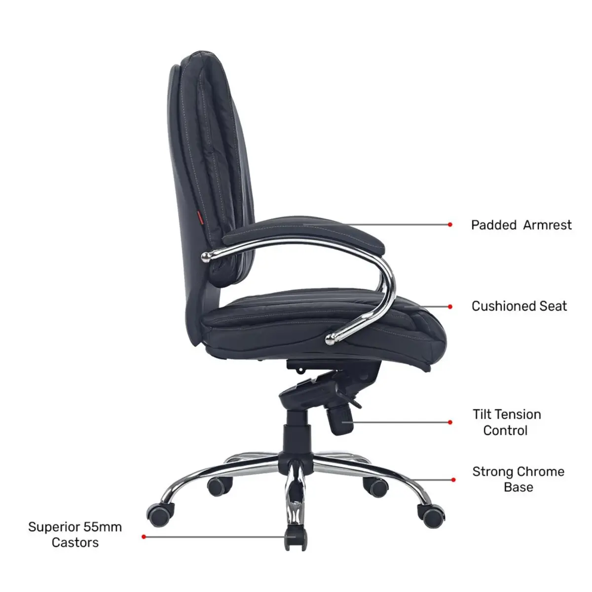 Premier Midback Chair Clearance Executive & Conference Chairs Tasks & Ergonomic Chairs - Image 3