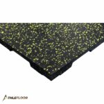 Rubber Straight Ramp Flooring Color Black with Yellow - Image 2