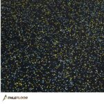 THLEFLOOR Rubber Tile Flooring Color Black with Babe Blue, Yellow, White - Image 3