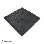 Rubber Straight Ramp Flooring Color Black with Yellow - Image 3