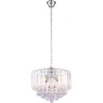 CHANDELIER METAL CHROME 4 E14