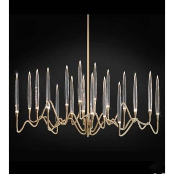 CHANDELIER LUMILUCE G4 MENDOZA MODERNO COPPER SUSPENDED LAMPS