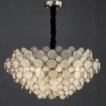 CHANDELIER DESROCH NICKEL E14 MODERN