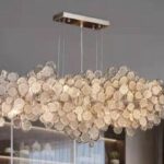 CHANDELIER DESROCH IRON BRUSH E14 MODERN LIGHTING