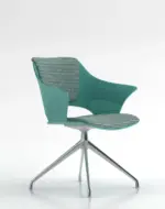 Siye in 4 Spoke Base Lounge Chairs Mixed-Use Chairs Side & Guest Chairs - Image 3