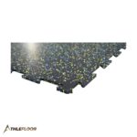 THLEFLOOR Rubber Interlocking Tile Flooring Color Black with Babe Blue, Yellow, White EPDM - Image 2