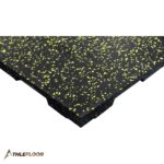 THLEFLOOR Rubber Tile Flooring Color Black with Yellow - Image 2