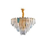 CHANDELIER DESROCH 3000K COLOR GLASS 33W