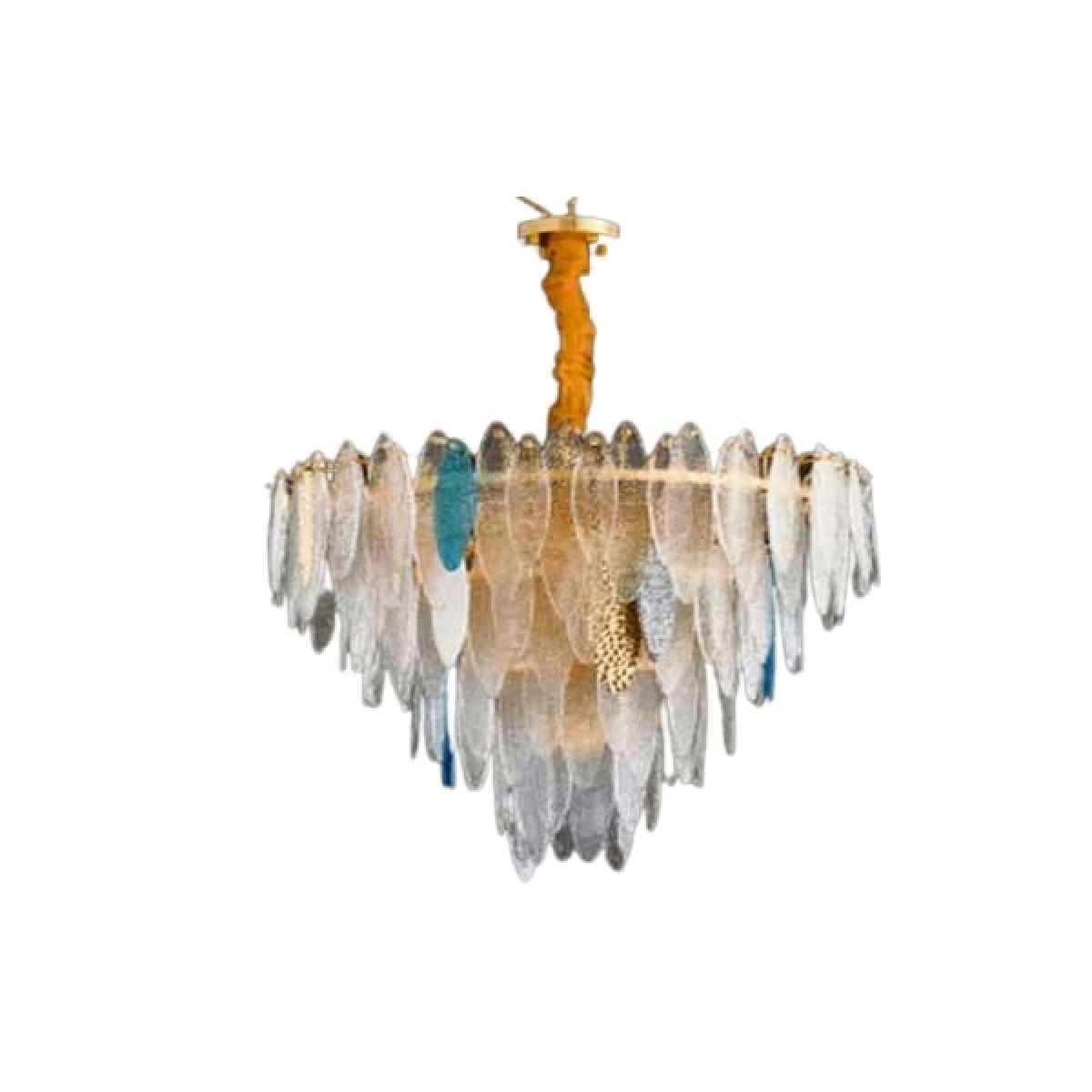 CHANDELIER DESROCH 3000K COLOR GLASS 33W