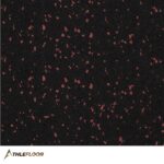THLEFLOOR Rubber Interlocking Tile Flooring Color Black with Red - Image 3