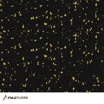 THLEFLOOR Rubber Tile Flooring Color Black with Yellow - Image 3