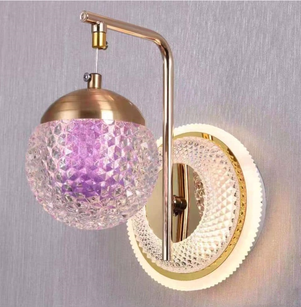Crystal Wall Lamp Bedroom Bed Lamp Light Luxury Crystal Wall Lamp Bedroom Bed Lamp Light Luxury