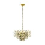 CHANDELIER EGLO HL10 E14 630 MSKRISTALL CALMEILLES CRYSTAL DESIGN