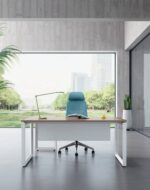 Cadi "O" Executive Desk with Credenza Executive Desks Workstations - Image 6