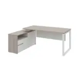 Cadi "O" Executive Desk with Credenza Executive Desks Workstations - Image 2