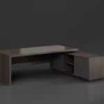 Feigelali Executive Desk with Credenza Return W1800 x D1600 x H750mm Executive Desks