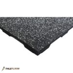 THLEFLOOR Rubber Tile Flooring Color Black with White - Image 4
