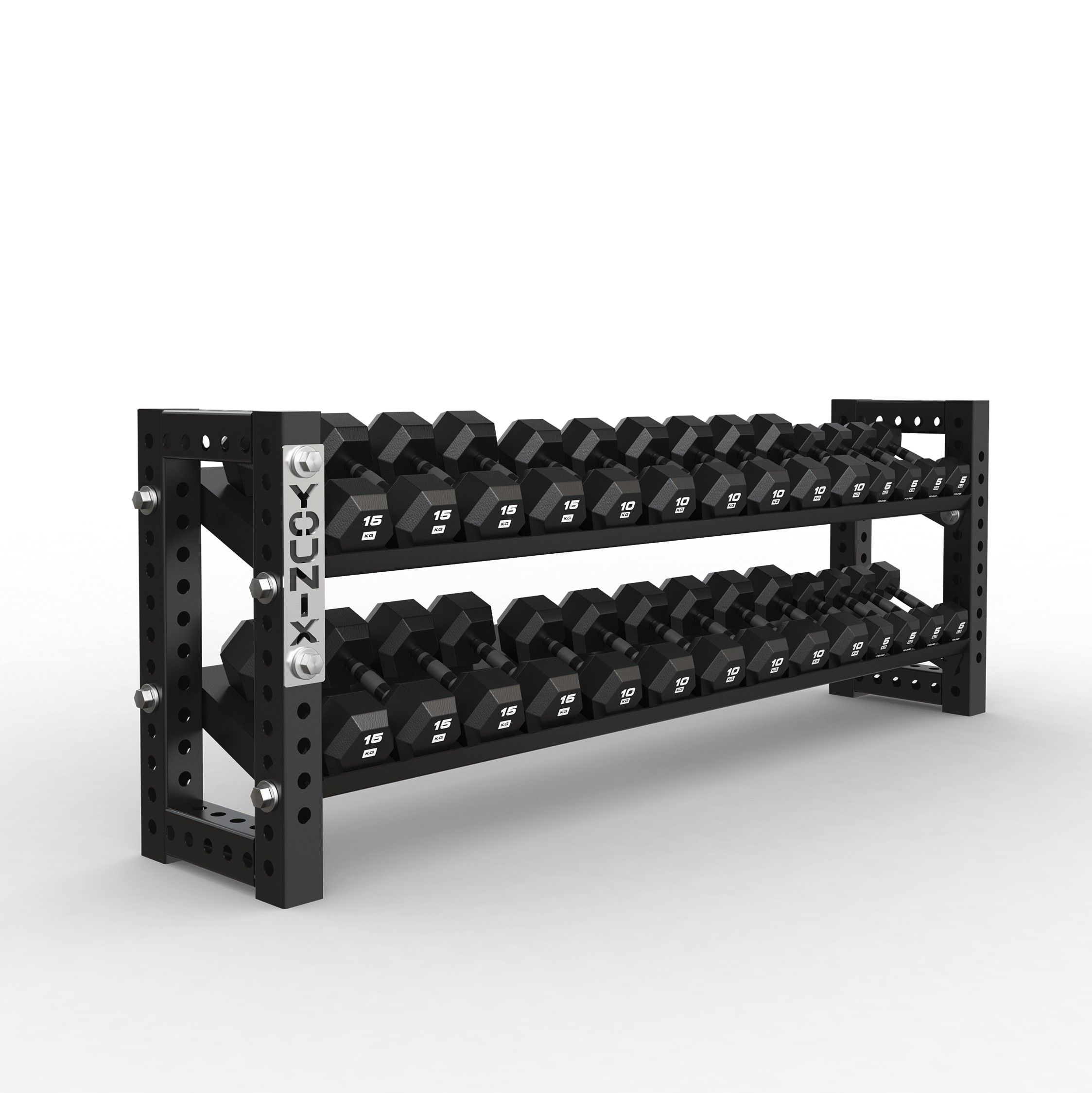 7 YOUNIX LOW STACKER: 2x DUMBELLS - Image 1