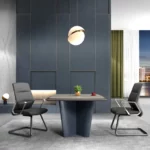 Gramy Small Meeting Table Meeting & Conference Mocha Teakwood