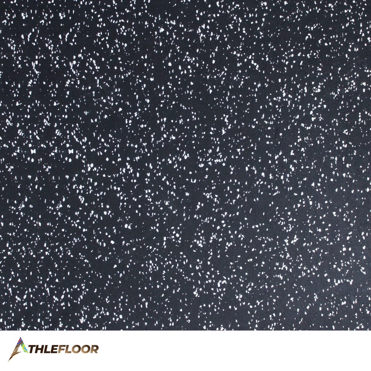 Rubber Straight Ramp Flooring Color Black with White - Image 3