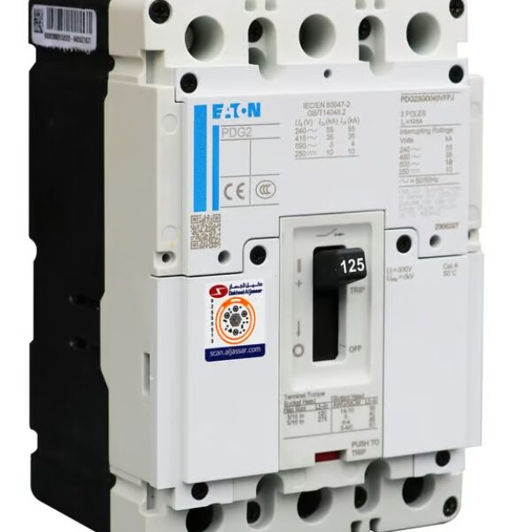 EATON MCCB PDG2 125 AMP TP 35KA Fixed TM