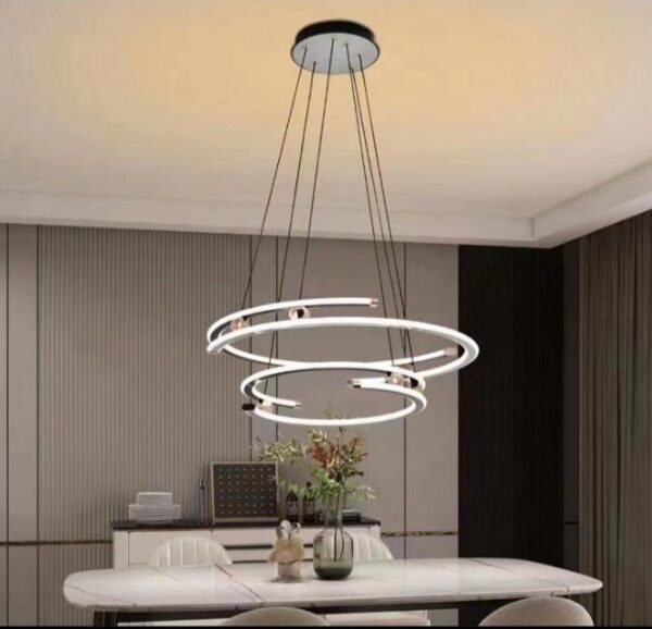 Chandeliers 2 TIER MODERN SPIRAL